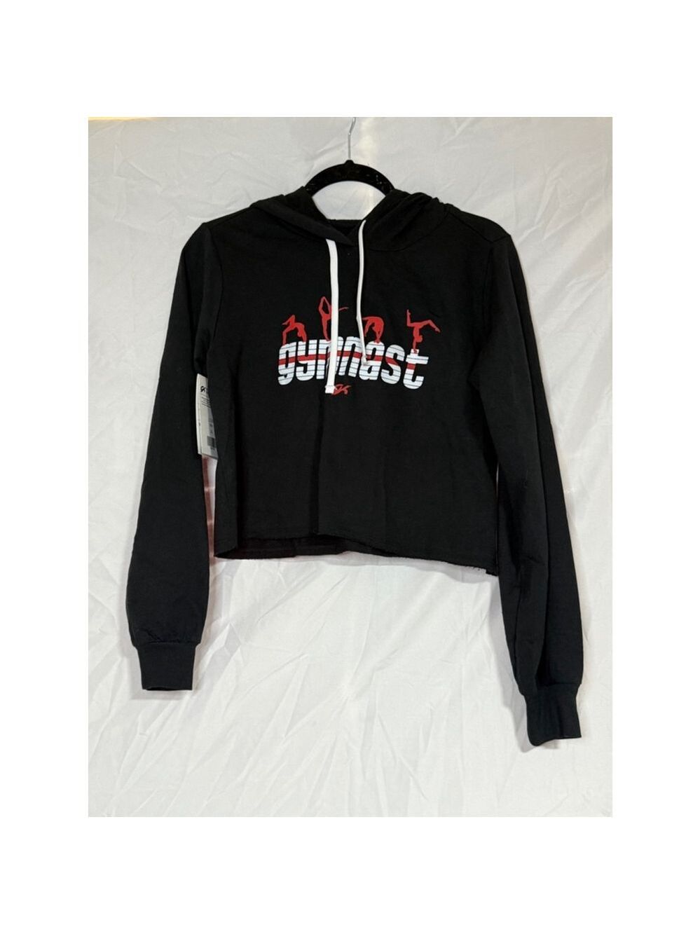 Girls Soffe Gymnastics Hoodie Size S Black Long Sleeve